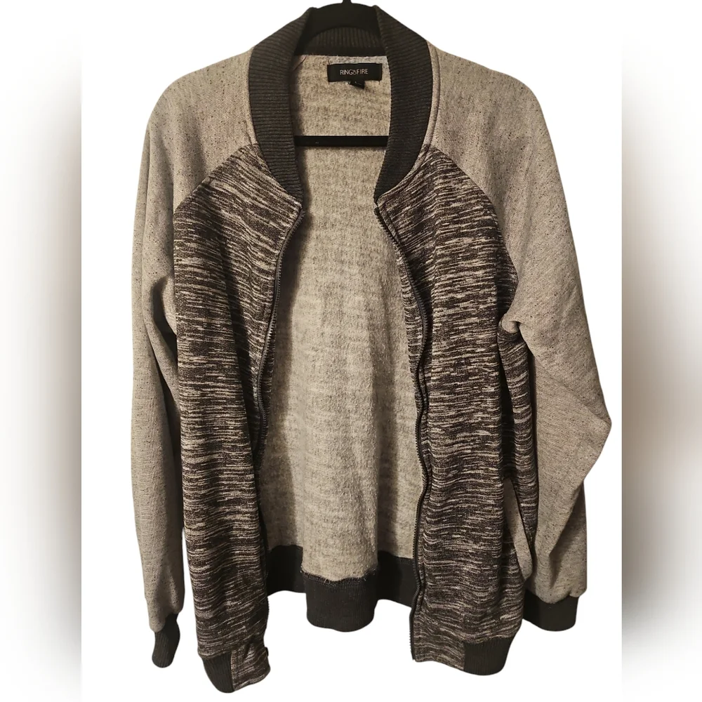 RING of FIRE Men's Fleece Bomber Jacket